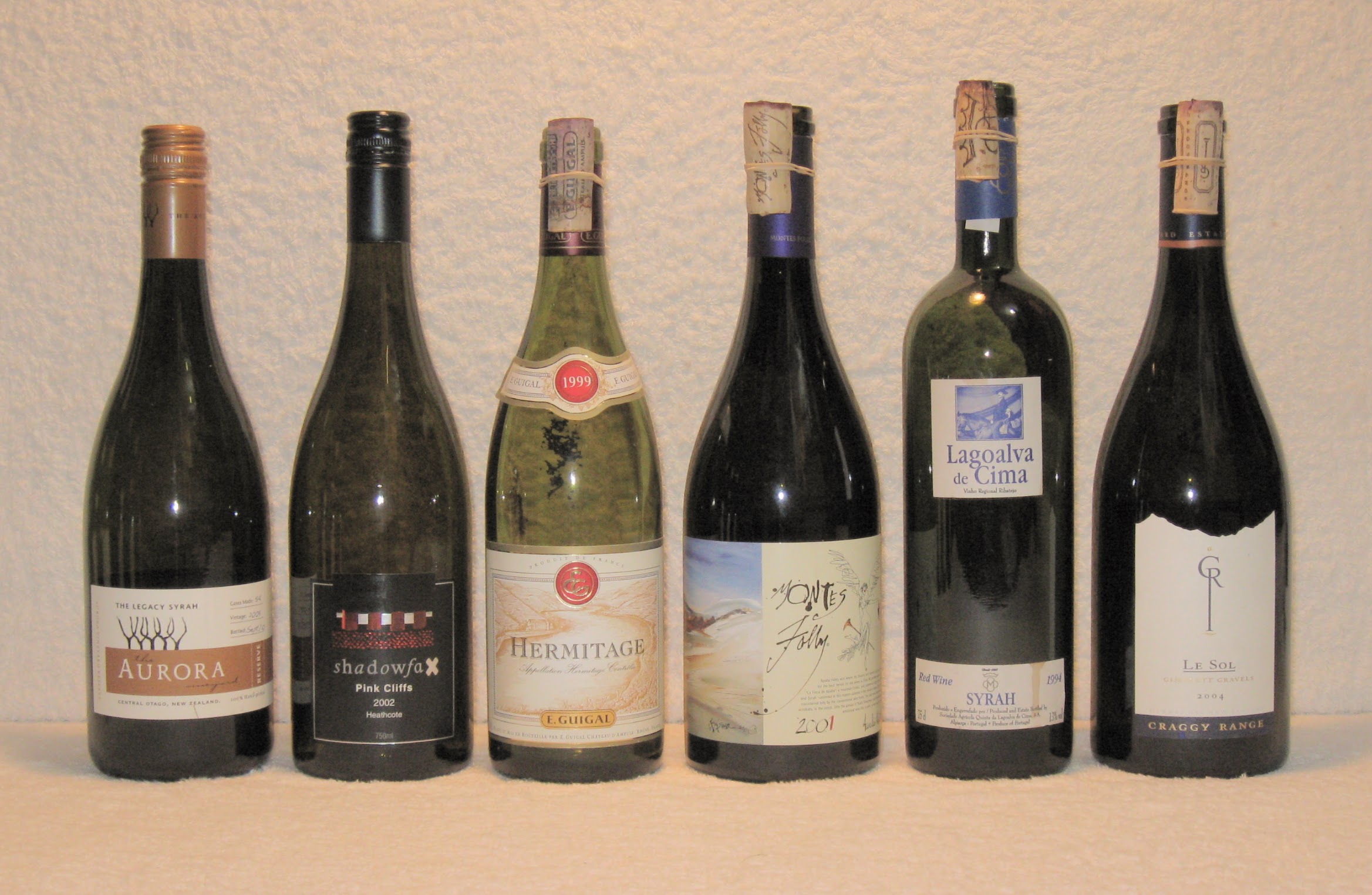 Library Tasting: Syrah around the World: 9 countries: 12 reviews